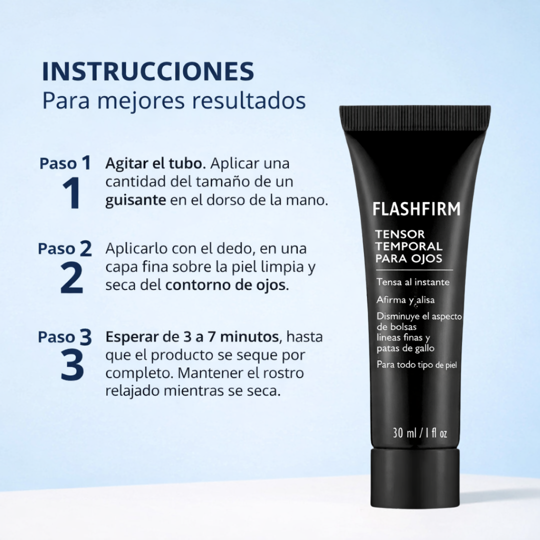 FlashFirm™ |  Crema Anti Bolsas Instantánea