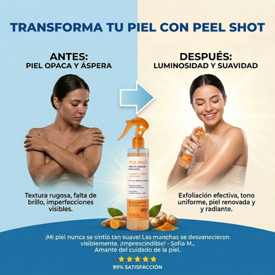 Plenia™ Peel Shot - Exfoliante Corporal Aclarante | 1+1 GRATIS