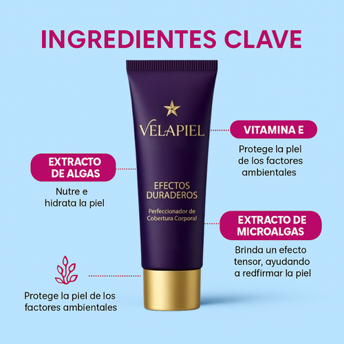 Plenia VellaPiel™ - Maquillaje Corporal para un Aspecto Perfecto