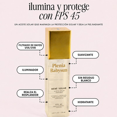 Plenia Babysun - Protector Solar Invisible con Potencia Bronceadora