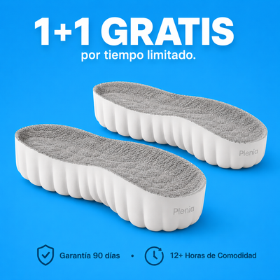 Plenia Cloud - Plantilla Ortopédica para una Pisada Perfecta | 1+1 GRATIS