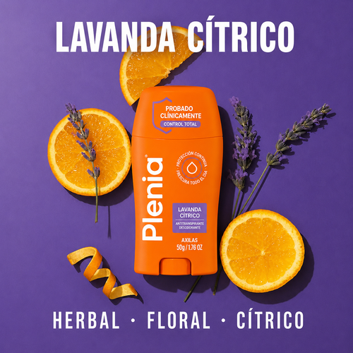 Plenia - Desodorante antitranspirable para una higiene invisible