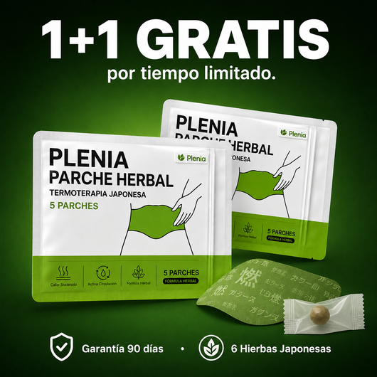 Plenia - Parche herbal japonés para la pérdida de peso