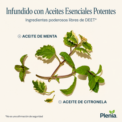 Plenia - Pegatinas con repelente natural de mosquitos