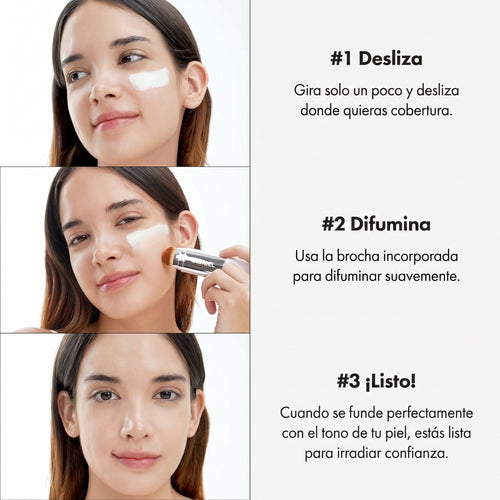 Plenia Roel - Base de maquillaje coreana que cambia con el tono de piel