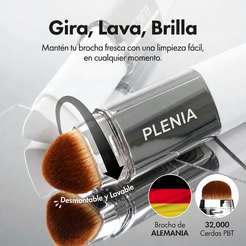Plenia Roel - Base de maquillaje coreana que cambia con el tono de piel