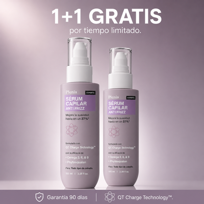 Plenia - Sérum de cabello anti frizz e hidratante