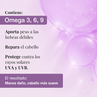 Plenia - Sérum de cabello anti frizz e hidratante