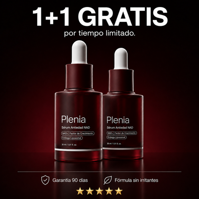 Plenia Sérum Antiedad NAD | 1+1 GRATIS