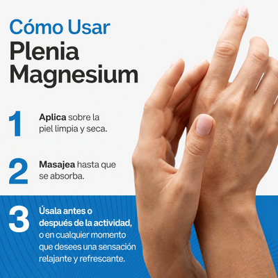 Plenia Magnesium - Crema para dolor de articulaciones