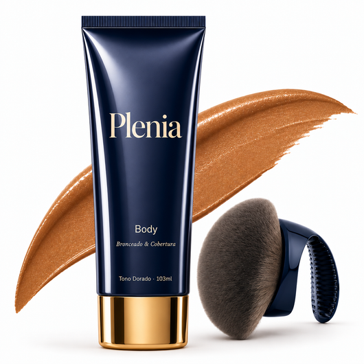 Plenia Body - Maquillaje corporal para tapar imperfecciones y potenciar bronceado