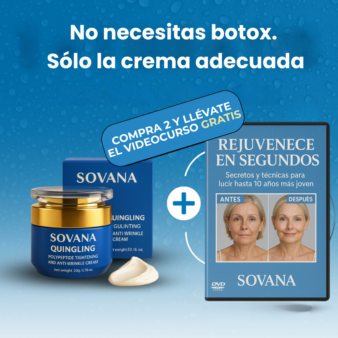 Sovana Quingling™ - Crema Facial Coreana con Efecto Tensor Inmediato