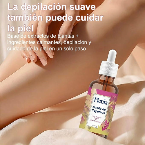 Plenia - Aceite de Cypernus para reducir el crecimiento del pelo