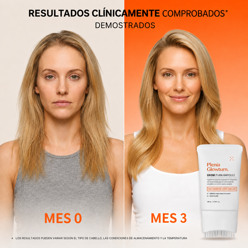Plenia™ Glowturn - Sérum anti-caida en cepillo regenerador folicular | 1 + 1 GRATIS