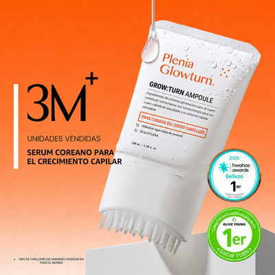 Plenia™ Glowturn - Sérum anti-caida en cepillo regenerador folicular | 1 + 1 GRATIS