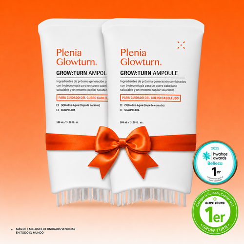 Plenia™ Glowturn - Sérum anti-caida en cepillo regenerador folicular | 1 + 1 GRATIS