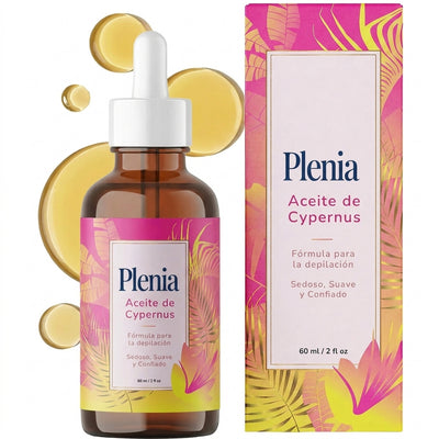 Plenia - Aceite de Cypernus para reducir el crecimiento del pelo